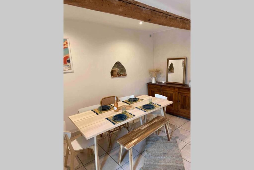Superbe Appartement En Pierre Fraichement Renove Bernis Ngoại thất bức ảnh
